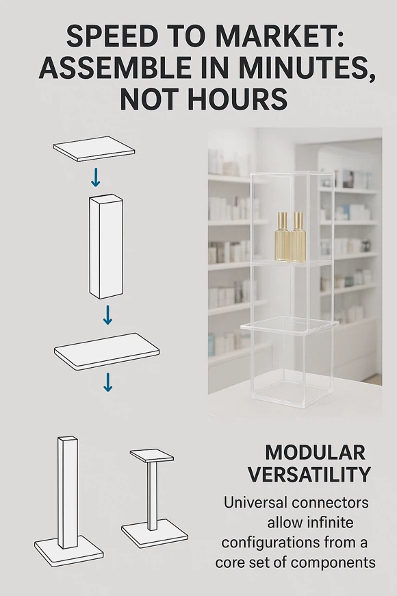 Knockdown design stand Knockdown design stand
